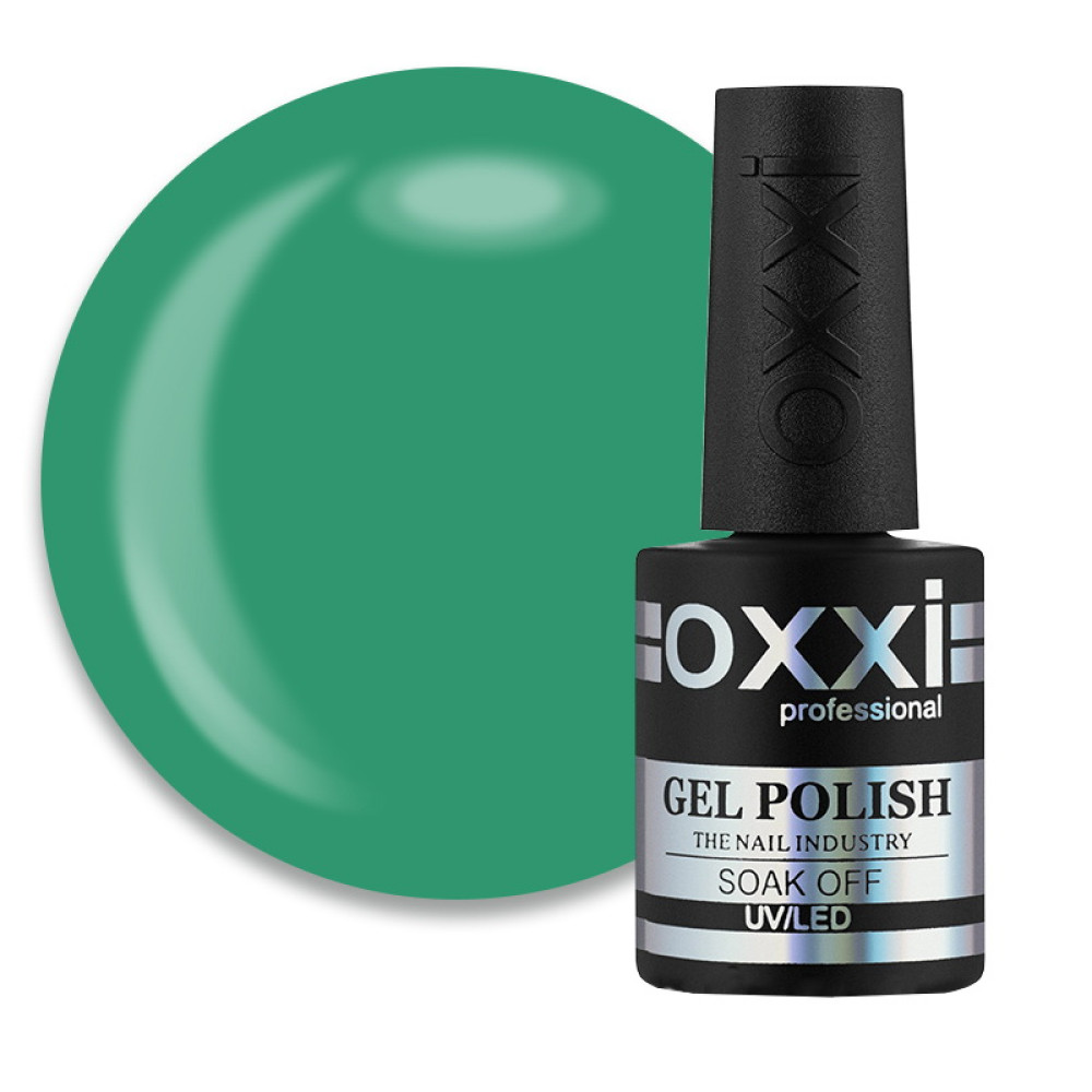 Гель-лак Oxxi Professional 287 зеленый. 10 мл