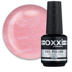 База камуфлирующая для гель-лака Oxxi Professional Cover Base Coat 010 розово-телесный с шиммерами. 15 мл