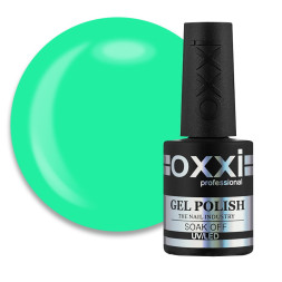 Гель-лак Oxxi Professional 367. світлий зелений. 10 мл
