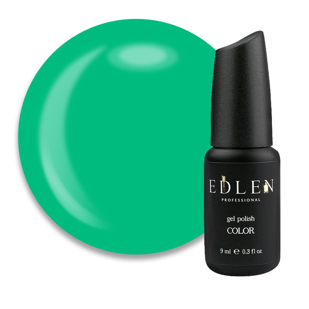 Гель-лак Edlen Professional 141 весенний ярко-зеленый. 9 мл