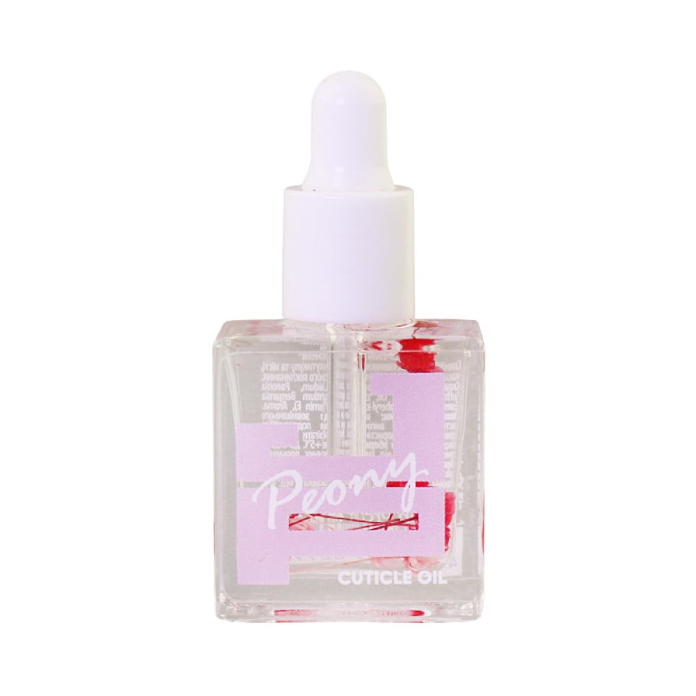 Олійка для кутикули Jerden Proff Cuticle Oil Peony з піпеткою півонія 10 мл