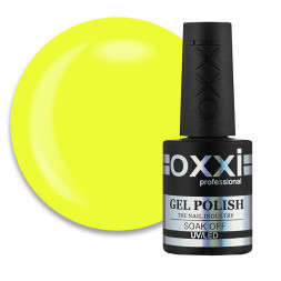 База цветная Oxxi Professional Summer Base 005. неоновый лимон. 10 мл