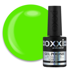 База цветная Oxxi Professional Summer Base 013. зеленый лайм. 10 мл