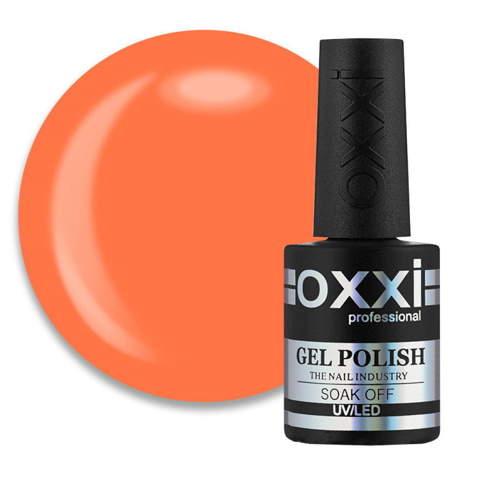 База цветная Oxxi Professional Summer Base 016. лососево-оранжевый. 10 мл