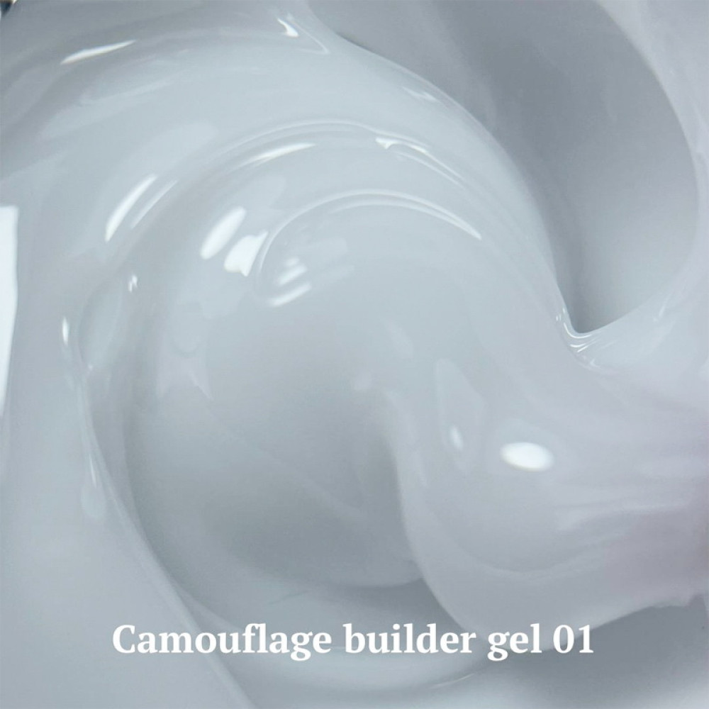 Гель будівельний камуфлюючий Nails Of The Day Builder Gel Camouflage 01 біло-молочний 30 мл