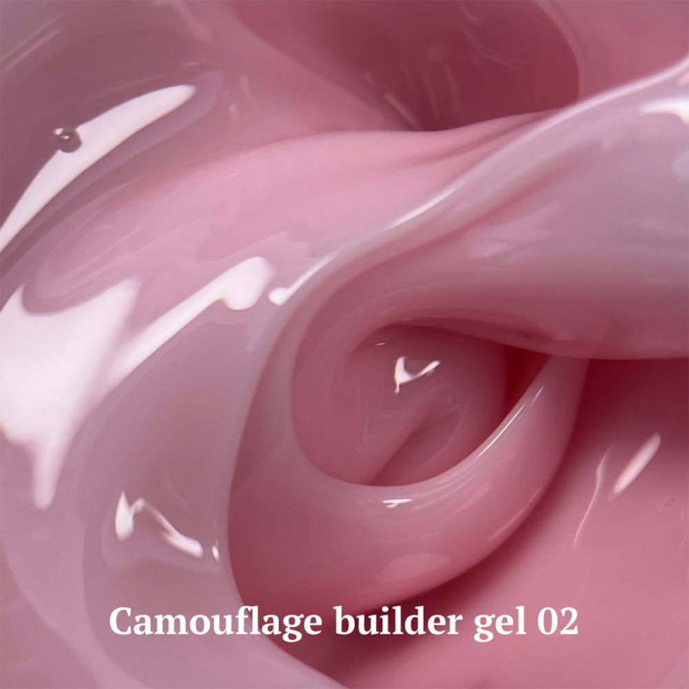 Гель строительный камуфлирующий Nails Of The Day Builder Gel Camouflage 02 нежно-розовый 30 мл