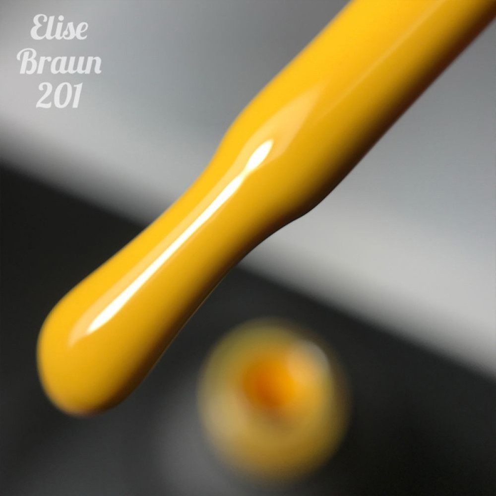 Гель-лак Elise Braun 201 літній жовтий 10 мл