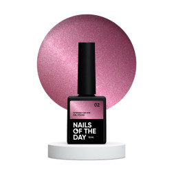 Гель-лак Nails Of The Day Kupidon Vitrage Cat Eye 02 ягодно-розовый 10 мл