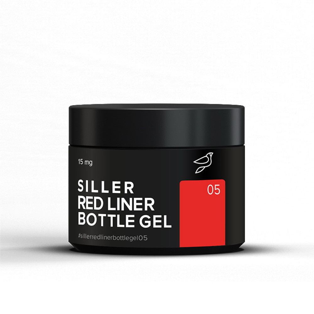 Гель Siller Professional Bottle Gel Red Liner 005 в баночці червона горобина 15 мл