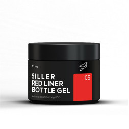 Гель Siller Professional Bottle Gel Red Liner 005 в баночці червона горобина 15 мл