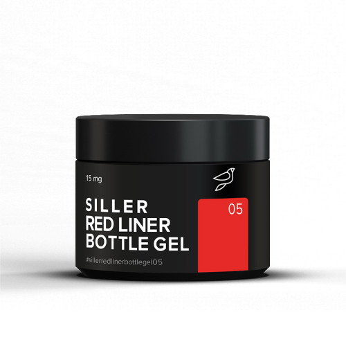 Гель Siller Professional Bottle Gel Red Liner 005 в баночке красная рябина 15 мл, фото 1, 230 грн.