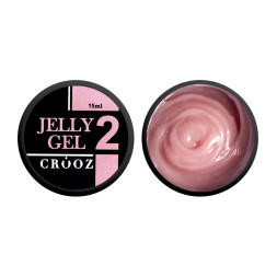 Гель-желе строительный Crooz Jelly Gel 02 розово-телесный 15 мл