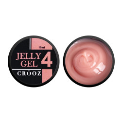 Гель-желе строительный Crooz Jelly Gel 04 мягкий персиковый 15 мл