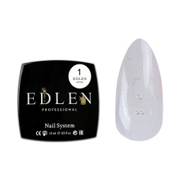 Гель-желе строительный Edlen Professional Jam Gel 01 Clear прозрачный 15 мл