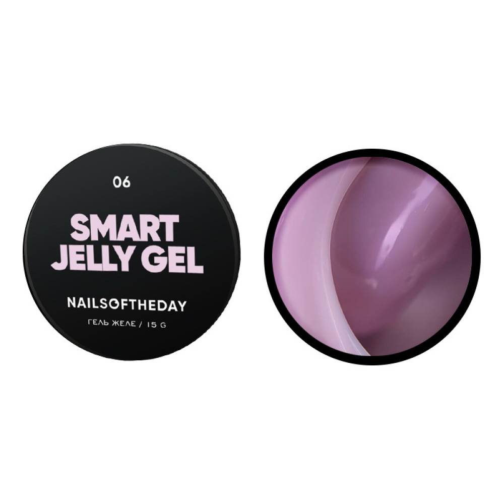 Гель-желе строительный Nails Of The Day Smart Jelly Gel 06 лилово-розовый 15 мл