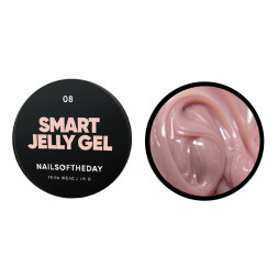 Гель-желе строительный Nails Of The Day Smart Jelly Gel 08 нюдовый карамельный 15 мл