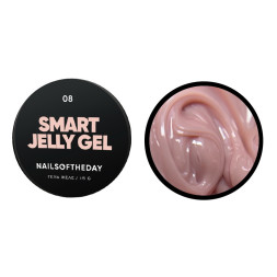 Гель-желе будівельний Nails Of The Day Smart Jelly Gel 08 нюдовий карамельний 15 мл