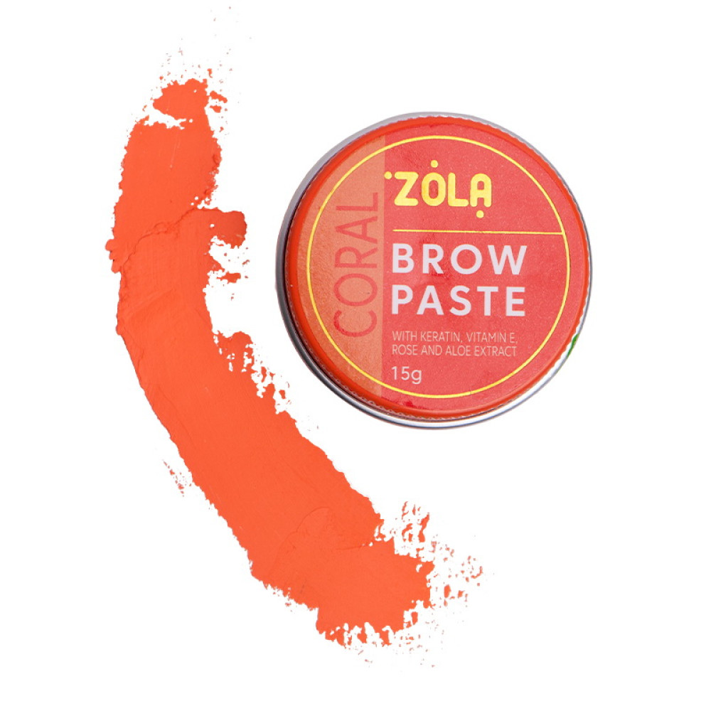 Паста для брів ZOLA Brow Paste Coral 15 г