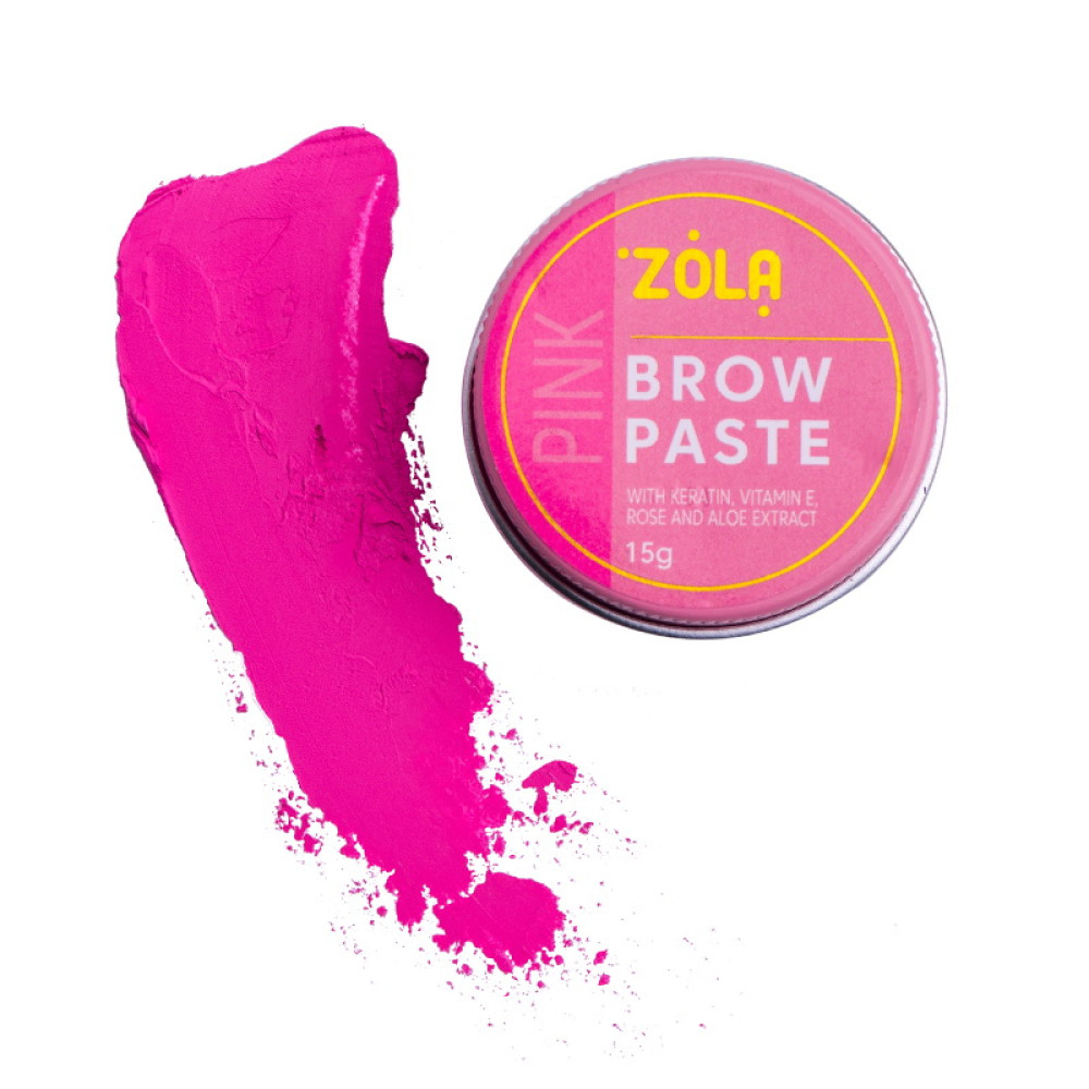 Паста для брів ZOLA Brow Paste Pink 15 г