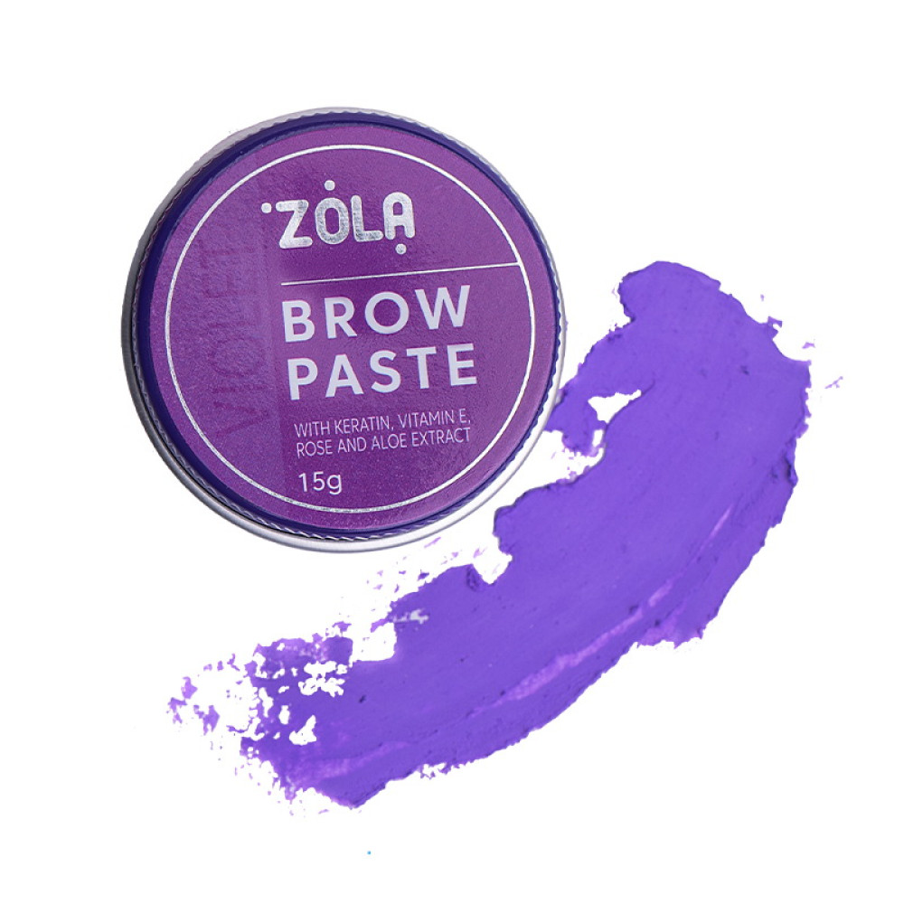 Паста для бровей ZOLA Brow Paste Violet 15 г