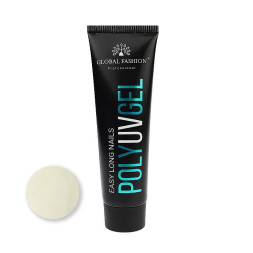 Полігель Global Fashion Poly Uv Gel Easy Long Nails 07 молочний 30 мл