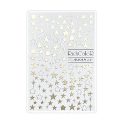 Слайдер-дизайн RichColoR Foil 031 Золоті зірки