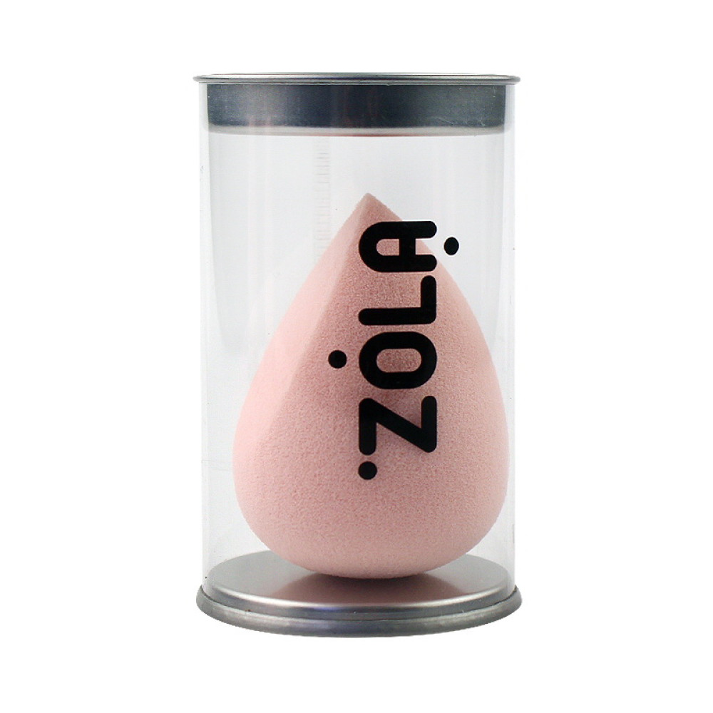 Спонж для макияжа ZOLA супер мягкий со скосом 5.5x4 см цвет розовый