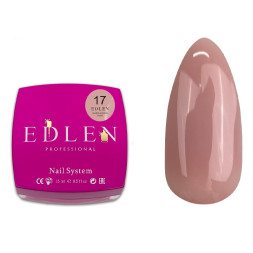 Жидкий гель Edlen Professional Water Acrygel Nude 17 теплый бежевый 15 мл