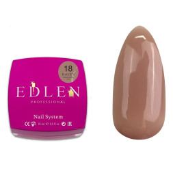 Жидкий гель Edlen Professional Water Acrygel Nude 18 теплый светло-коричневый 15 мл