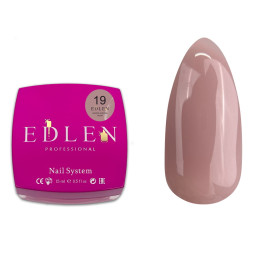 Жидкий гель Edlen Professional Water Acrygel Nude 19 холодный бежевый 15 мл