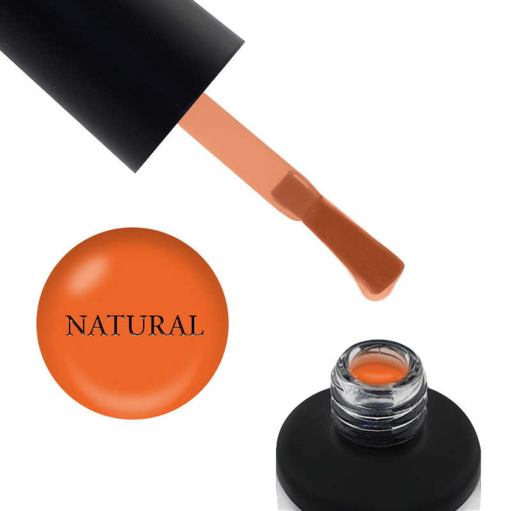 Гель моделирующий для ногтей Nails Molekula Euro Fiber Gel Natural. ярко персиковый. 12 мл