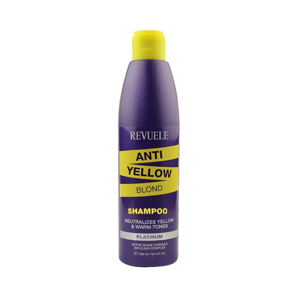 Шампунь для волос Revuele Anti Yellow Blond Shampoo с антижелтым эффектом. 300 мл