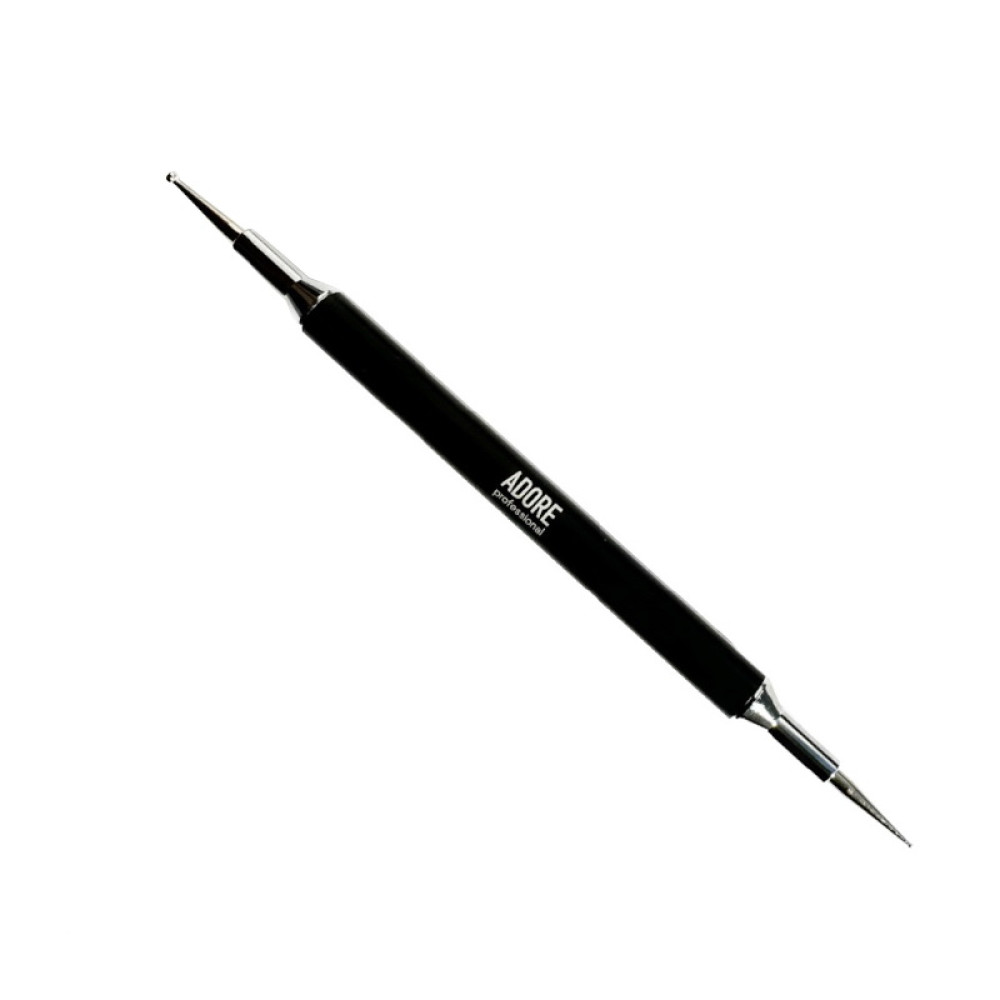 Дотс двосторонній Adore Professional Dots Art Tool D 0.6-2. колір чорний