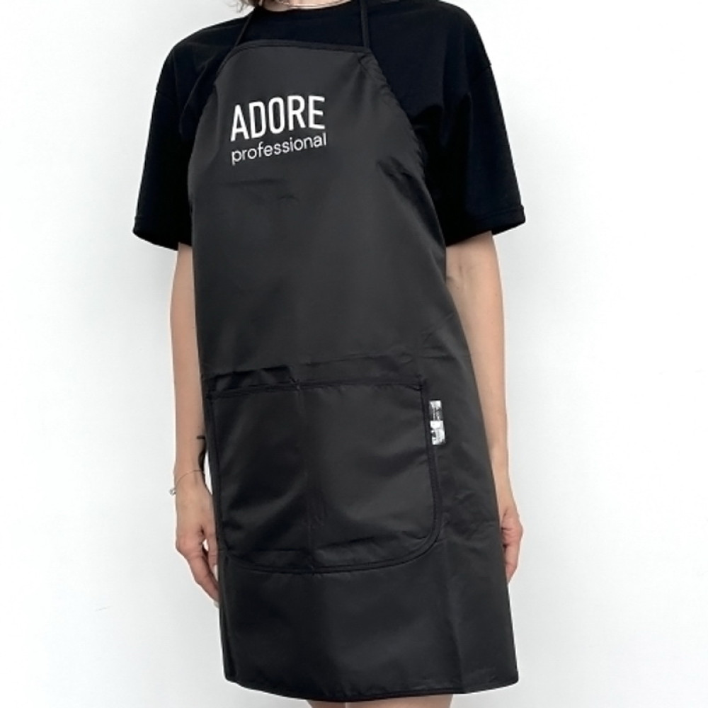Фартух майстра Adore Professional з кишенею. колір чорний