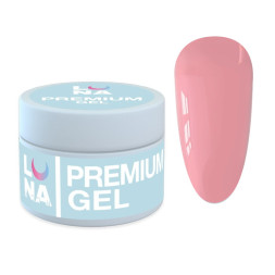 Гель для наращивания Luna Premium Gel 17 розовая фантазия 15 мл