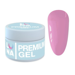 Гель для наращивания Luna Premium Gel 22 розовый цветок 15 мл