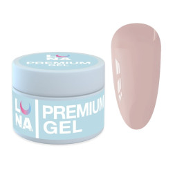 Гель для наращивания Luna Premium Gel 23 нежно-бежевый 15 мл