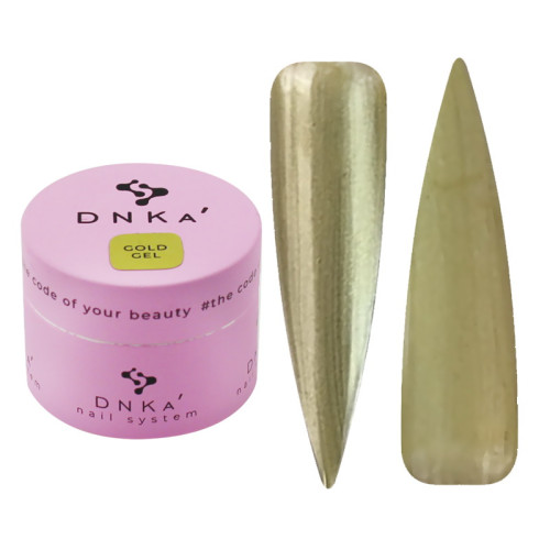 Гель-краска DNKa Gold Gel, золото, 5 мл, фото 1, 195 грн.