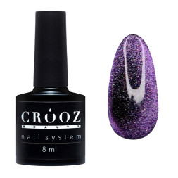 Гель-лак Crooz Cat Eye Sunshine 07 сиренево-фиолетовый с шиммером 8 мл