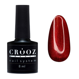 Гель-лак Crooz Cat Eye Sunshine 10 красный шиммером 8 мл