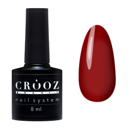 Гель-лак Crooz Illusion Gel 01 красная вишня витражный 8 мл