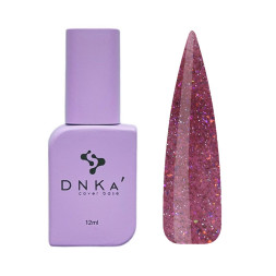Гель-лак DNKa Polish Gel Spalah 0107. розовое шампанское с цветными блестками. светоотражающий. 12 мл