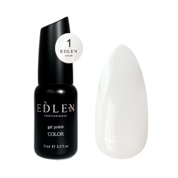 Гель-лак Edlen Professional 001 білий. 9 мл