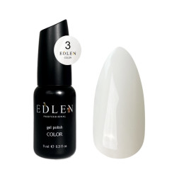 Гель-лак Edlen Professional 003 молочний. 9 мл