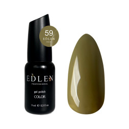 Гель-лак Edlen Professional 059 оливковий. 9 мл