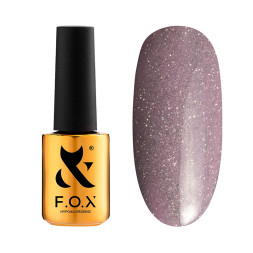 Гель-лак F.O.X Sparkle 006 лиловый с блестками. светоотражающий. 7 мл