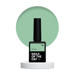 Гель Nails Of The Day Bottle Gel 14 с кисточкой. светло-оливковый. 10 мл