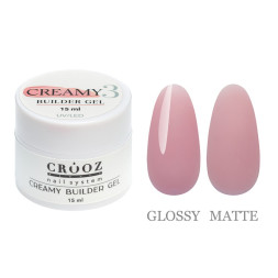 Гель строительный Crooz Creamy Builder Gel 03 нежный розовый 15 мл