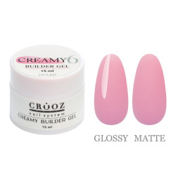 Гель строительный Crooz Creamy Builder Gel 06 лилово-розовый 15 мл