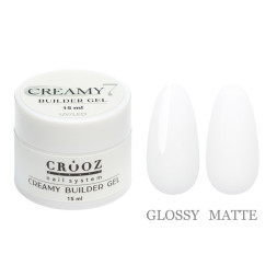 Гель строительный Crooz Creamy Builder Gel 07 белый 15 мл